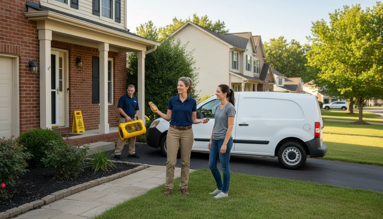 Water restoration image for Water Damage & Restoration Services in Cofield, NC